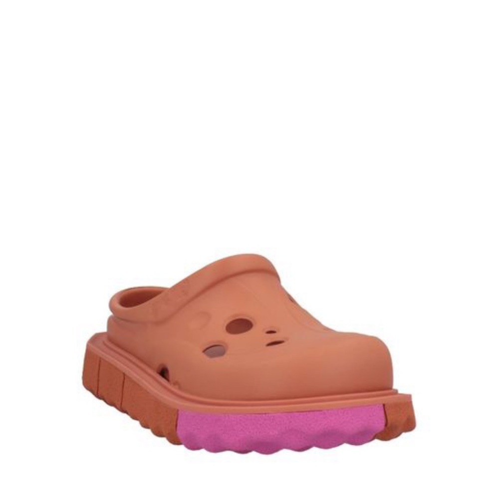Off-White sponge sole rubber mule slippers